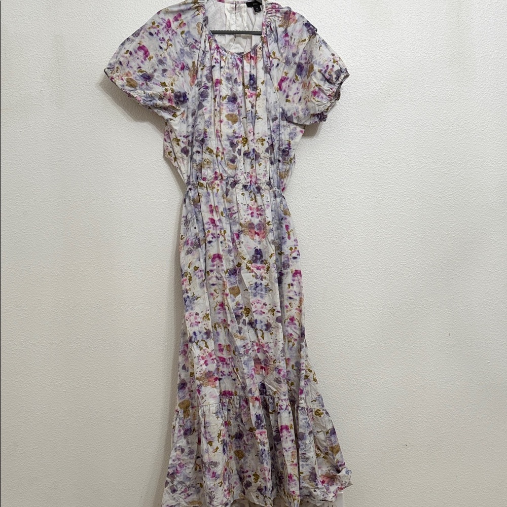 J. Crew Multicolor Floral Maxi Dress